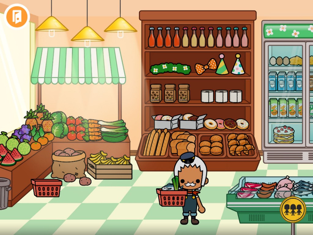 Toca Town is full of cute environments and characters. (Source: Toca Boca)