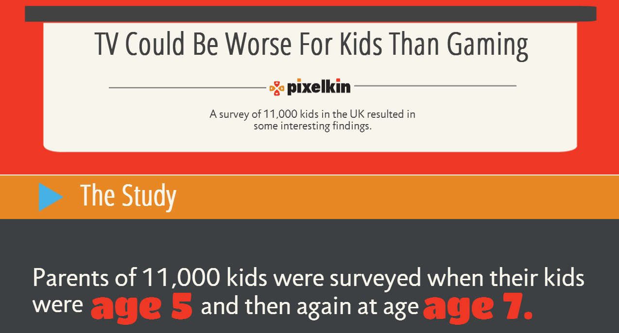 Infographic: TV Could Be Worse For Kids Than Gaming