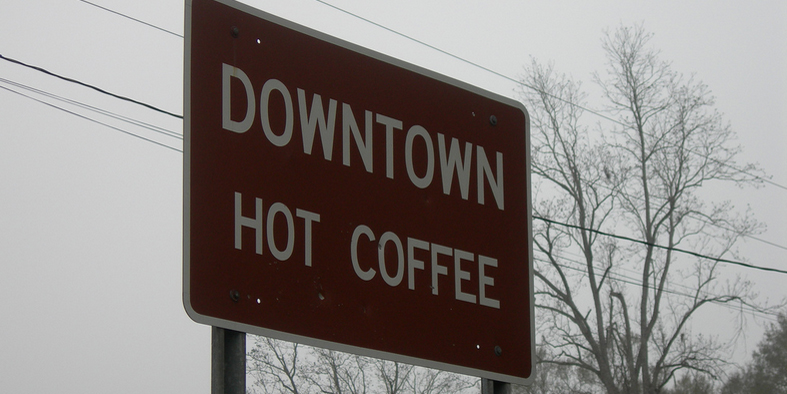 downtown hot coffee