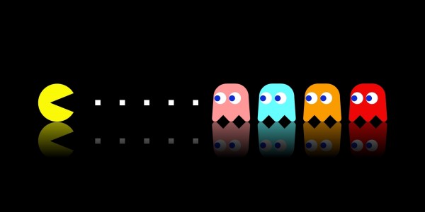 Pac Man and ghosts