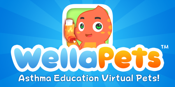 Wellapets asthma education virtual pets