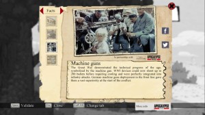 Valiant Hearts historical fact machine guns