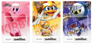 Kirby Dedede Meta Knight amiibo