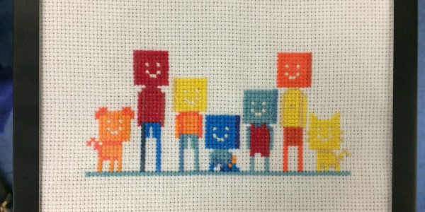 Pixelkin cross-stitch