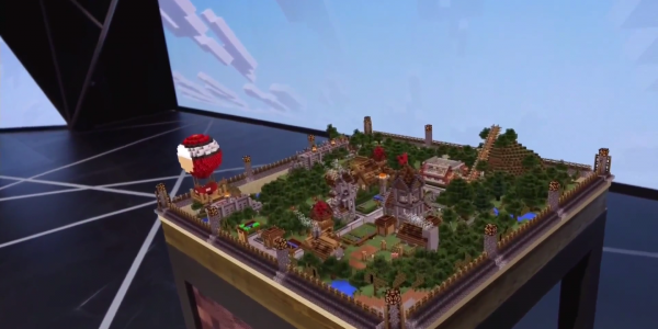 Minecraft HoloLens E3