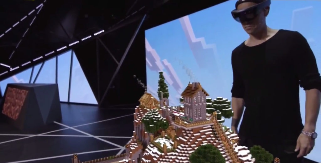 Minecraft HoloLens E3