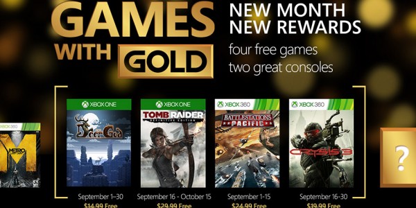 games with gold september