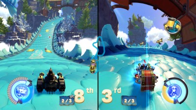 Skylanders SuperChargers Co-op Play Race