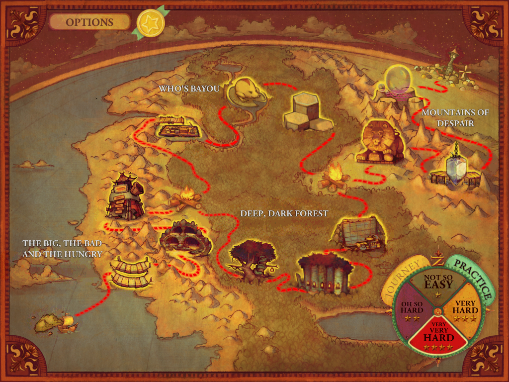 Zoombinis world map