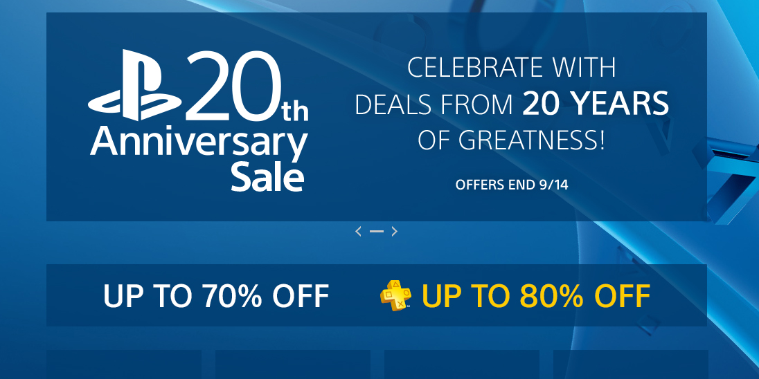 PlayStation 20th Anniversary Sale Has Some Good Games