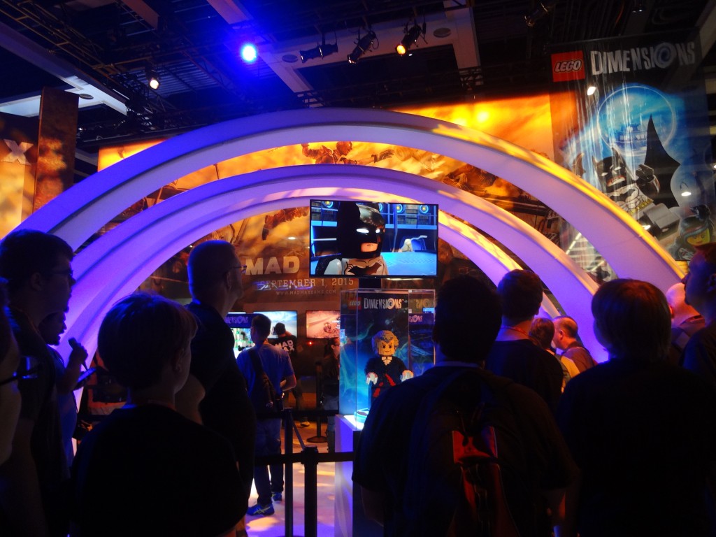 Lego Dimensions booth at PAX Prime, featuring Batman
