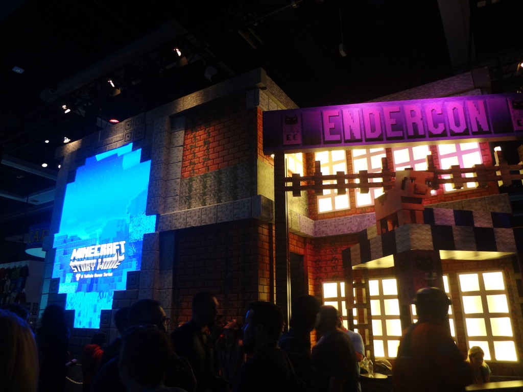 The Minecraft: Story Mode booth at PAX Prime