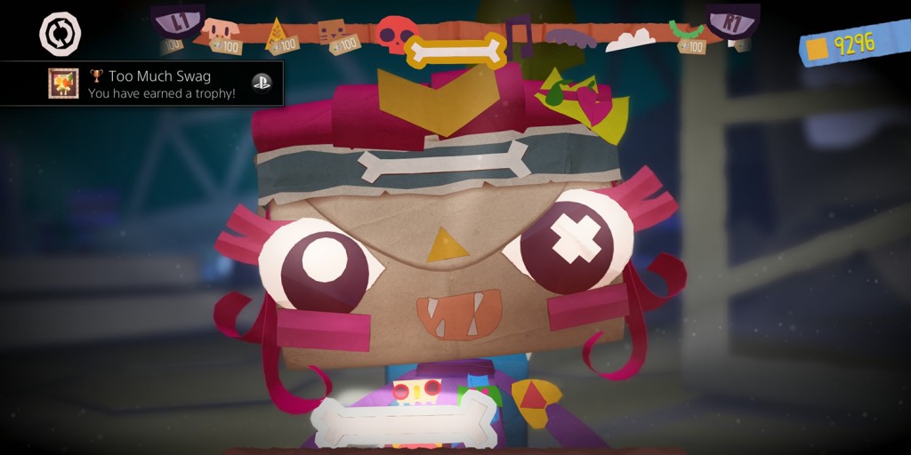 Too Much Swag Trophy Tearaway Unfolded