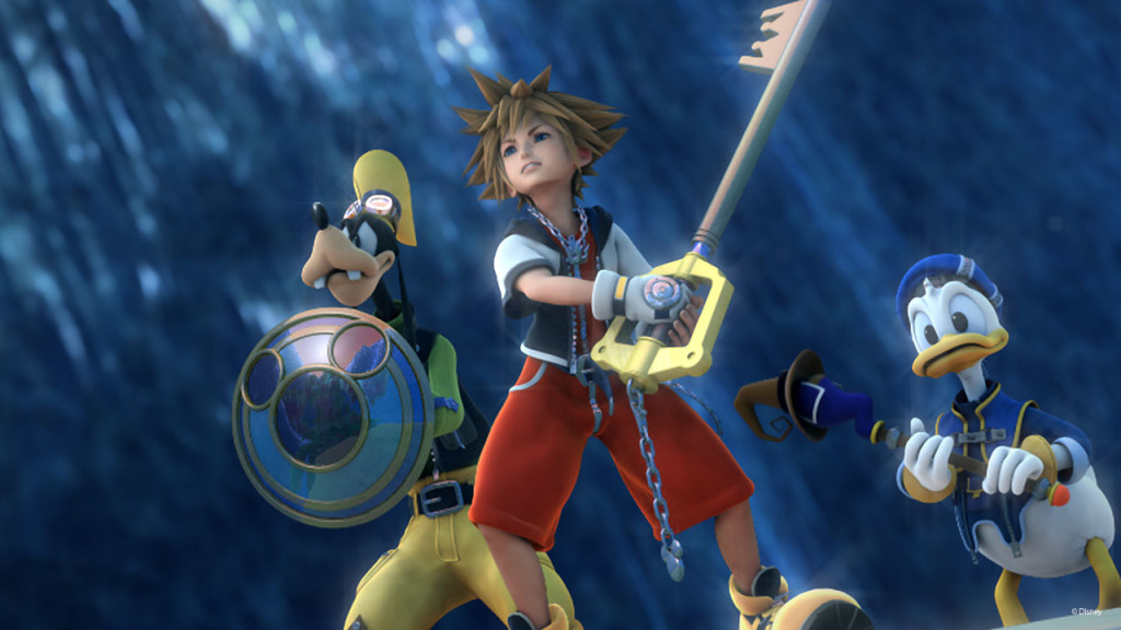 The Kingdom Hearts games combine the aesthetic of Final Fantasy with the universe of Disney.