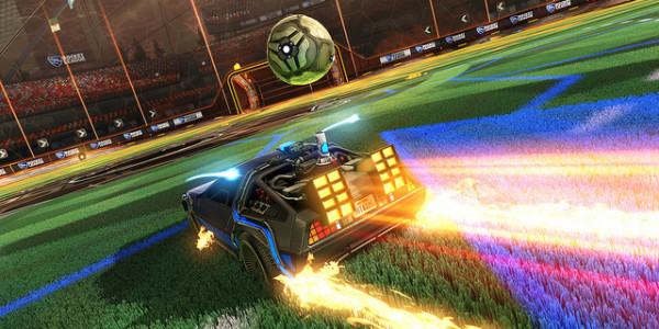 DeLorean Rocket League