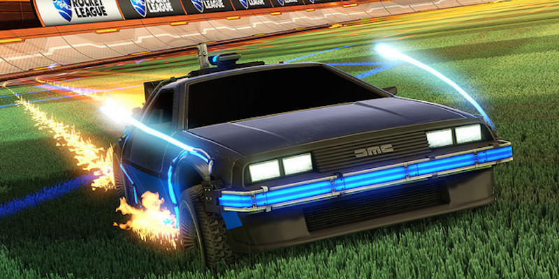 Rocket League Is Getting the “Back to the Future” DeLorean