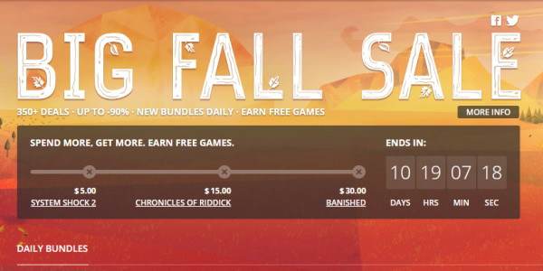 big fall sale GOG