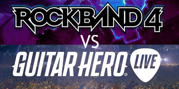 rock band 4 guitar hero live