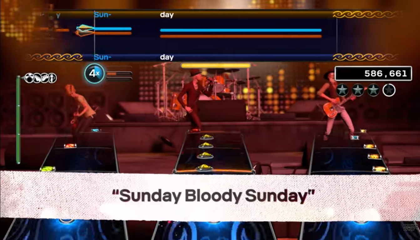 More U2 Coming to Rock Band, Including “Sunday Bloody Sunday”
