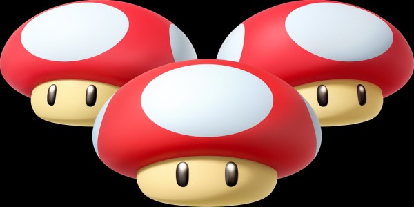 Mario Kart 8 red mushrooms