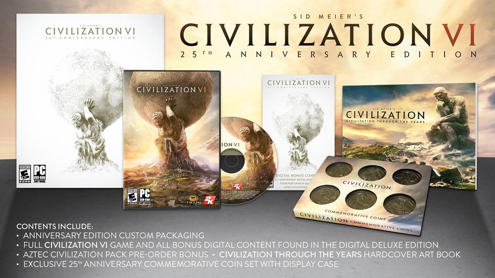 Gaze in Wonder at the Civilization VI 25th Anniversary Edition