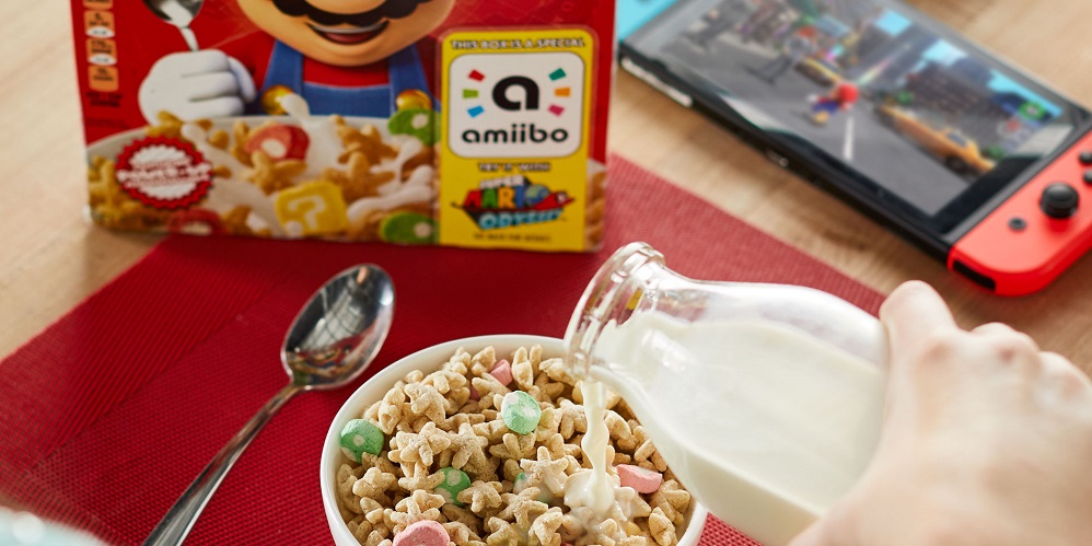 Special Kellogg’s Super Mario Cereal Boxes Function as Amiibo