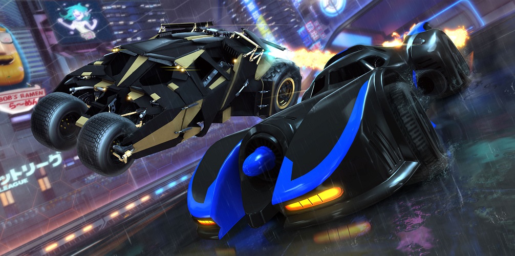 Drive the Batmobile in Rocket League: DC Super Heroes DLC Pack