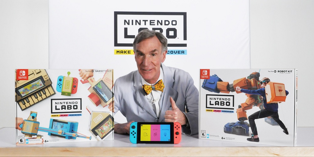 Watch Bill Nye Play with Nintendo Labo, Available Now