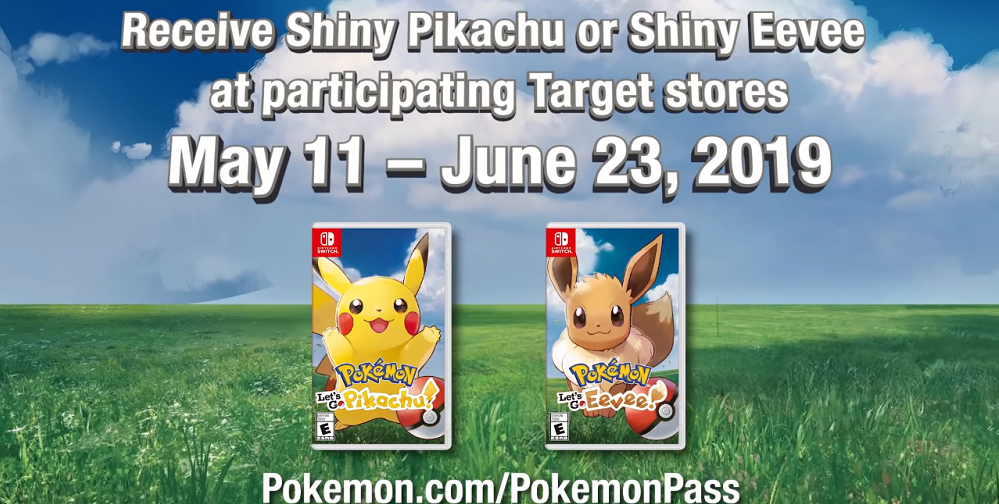 Get Shiny Pikachu and Shiny Eevee at Target! 