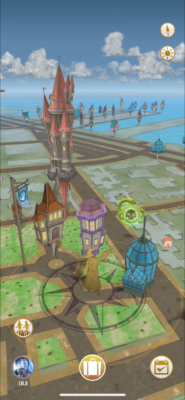 harry potter: wizards unite map