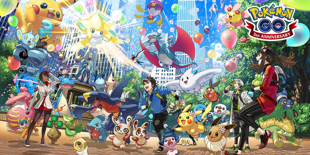 Pokémon GO Celebrates Third Anniversary