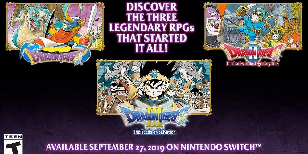 First Three Dragon Quest Games Coming to Switch Sept. 27