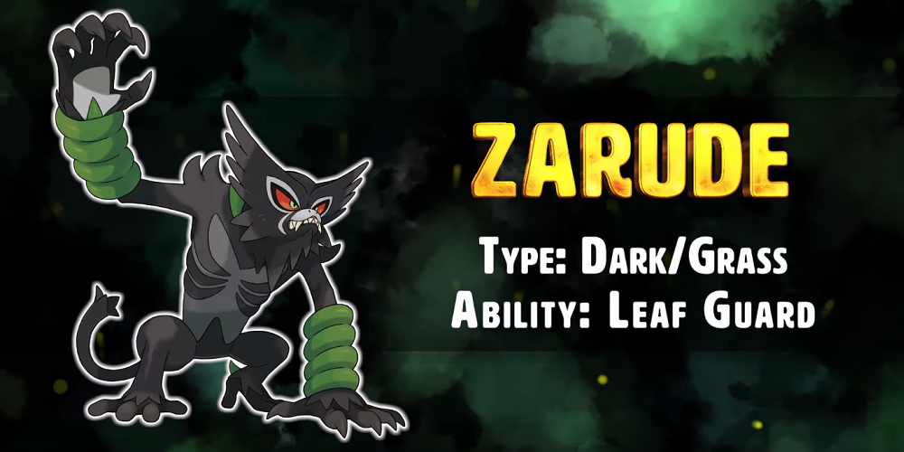 New Mythical Pokémon Zarude Teased in Pokémon Sword and Shield