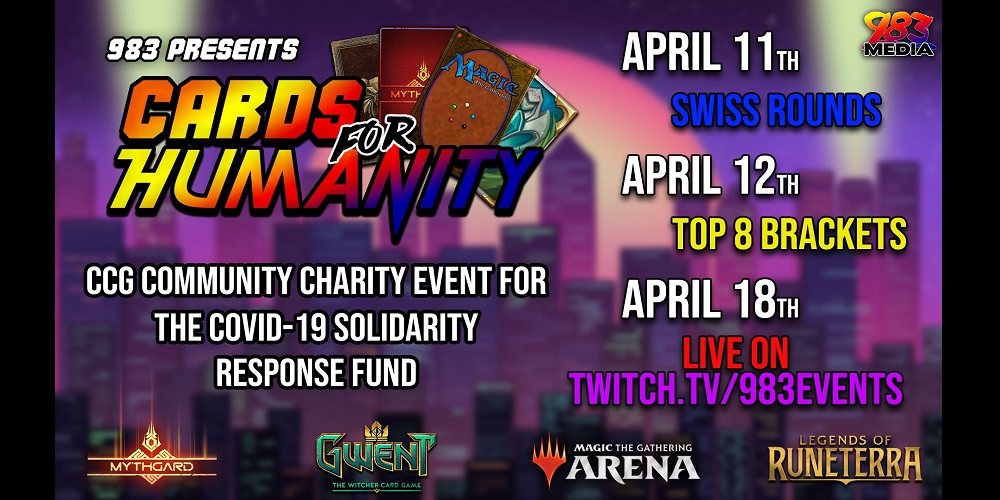 Cards for Humanity Is a Charity Tournament Featuring Four CCGs