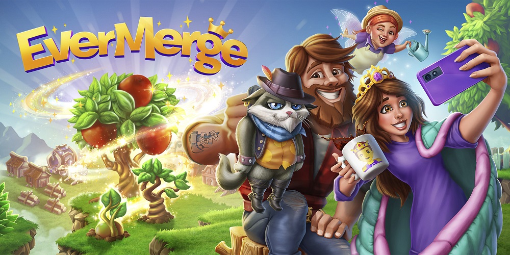 Merge Your Modern Fairy Tale World in Mobile Puzzle Game EverMerge