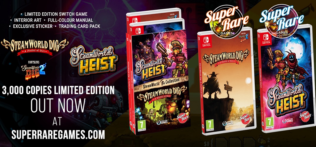 SteamWorld Collection Limited Physical Editions Coming to Switch