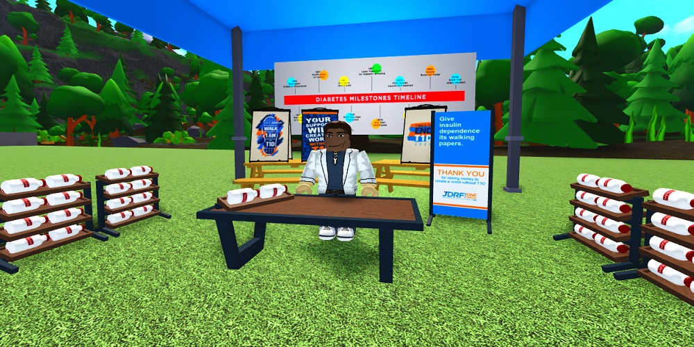 Support Type 1 Diabetes Research and Awareness in Roblox with JDRF One World
