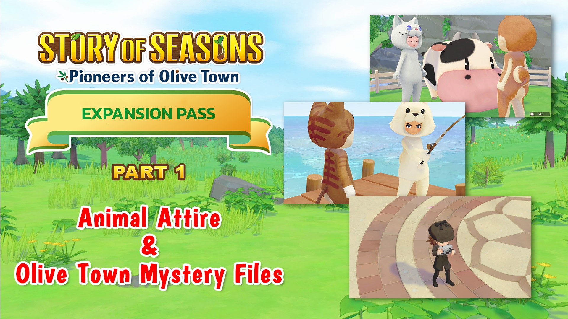 Story of Seasons: Pioneers of Olive Town DLC Adds Animal Costumes