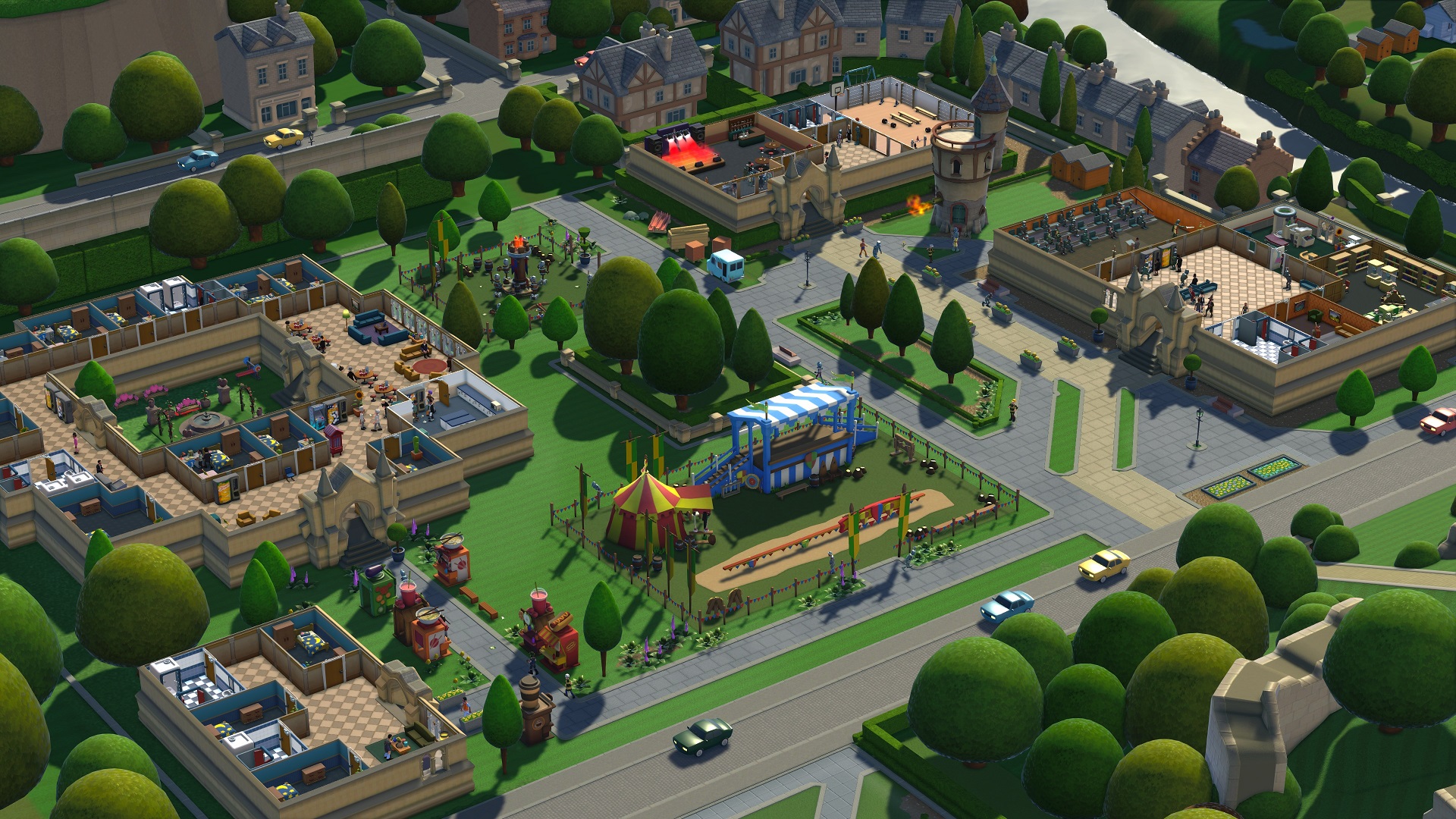 Build a wacky university in Two Point Campus, from the developers of Two Point Hospital