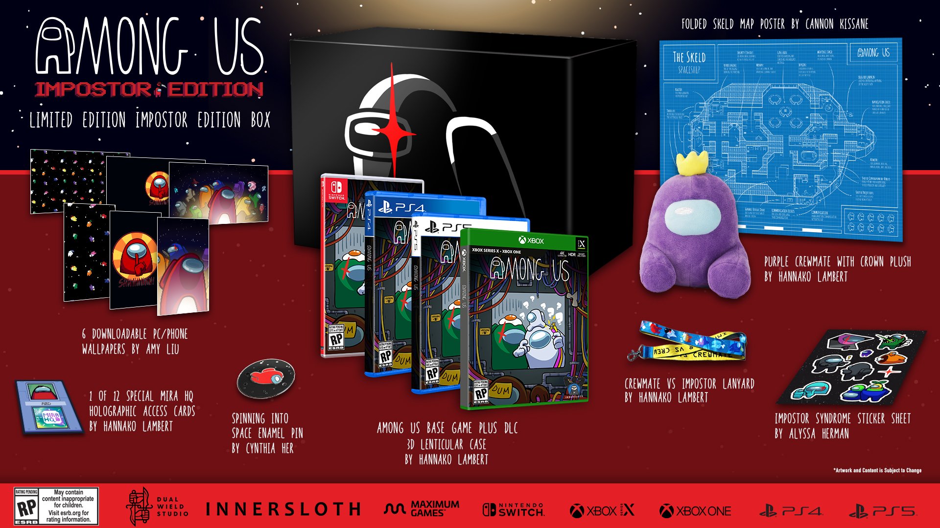 Among Us getting three physical Collector’s Editions