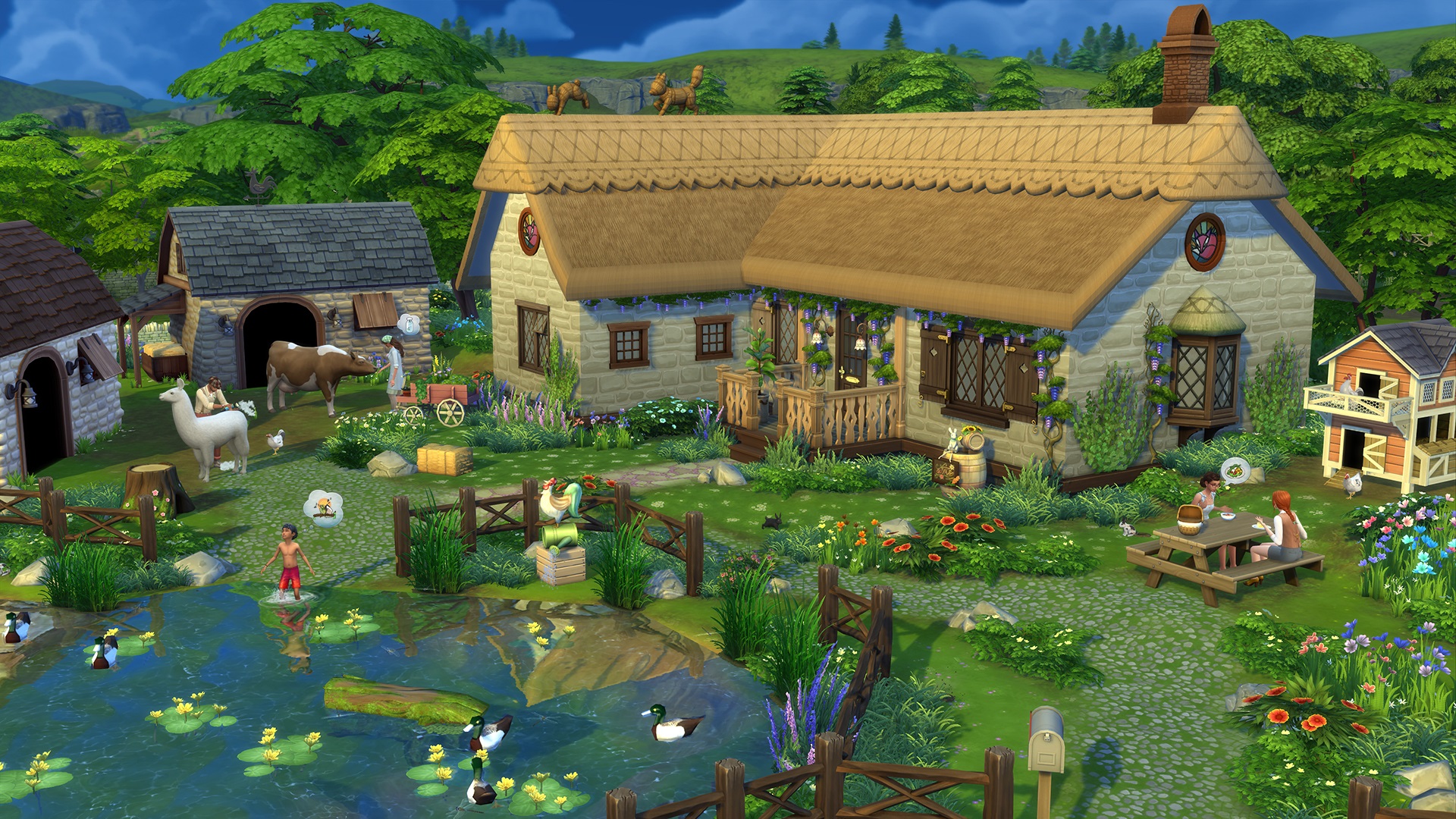 Get back to nature with The Sims 4 Cottage Living expansion