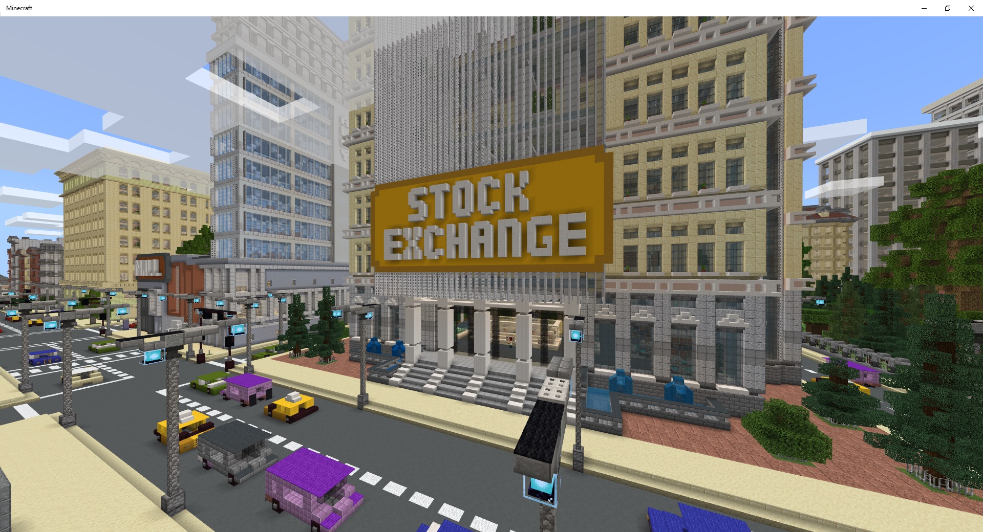 Fintropolis is an educational Minecraft world that teaches middle schoolers finance