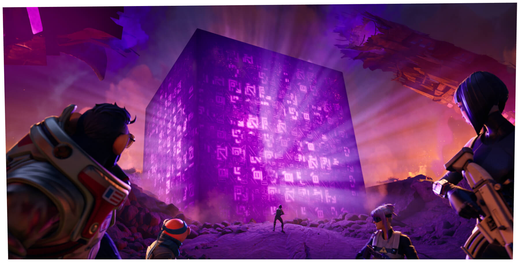 Invasion of the Cubes in Fortnite Season 2 Chapter 8