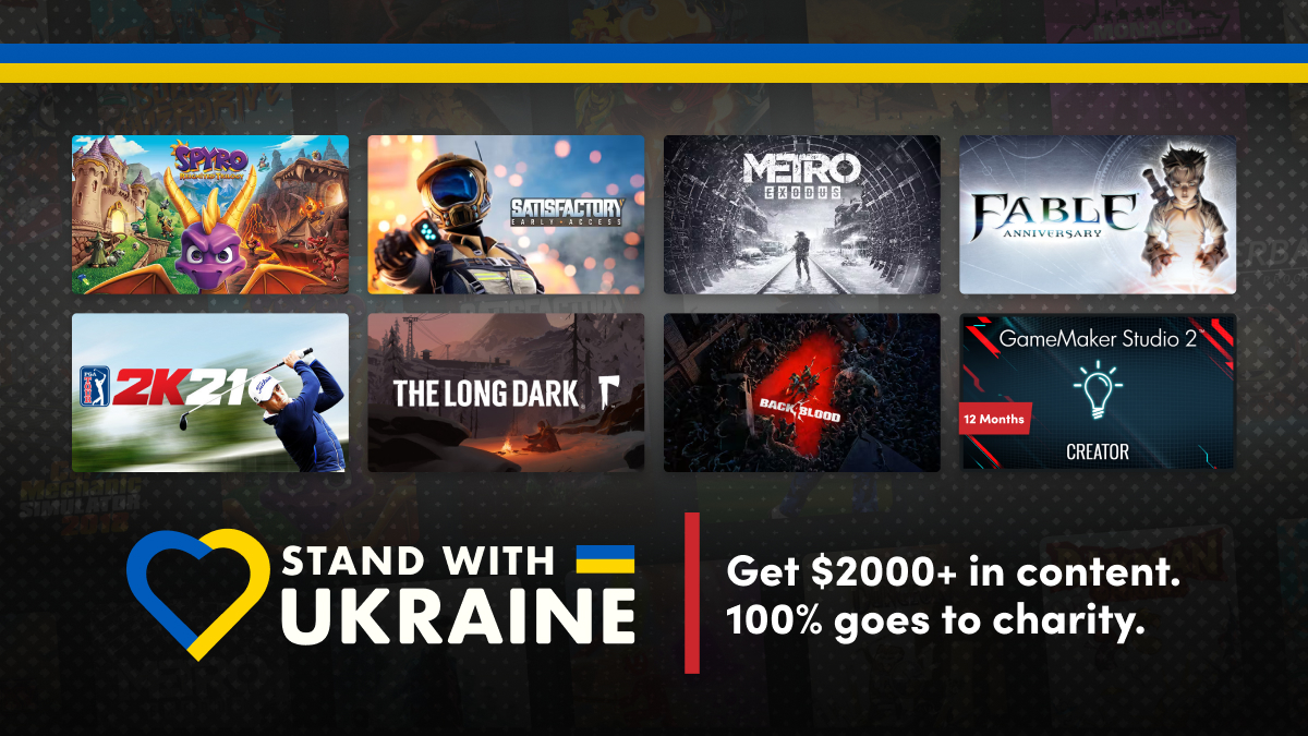 Humble’s Stand with Ukraine bundle features over 80 games