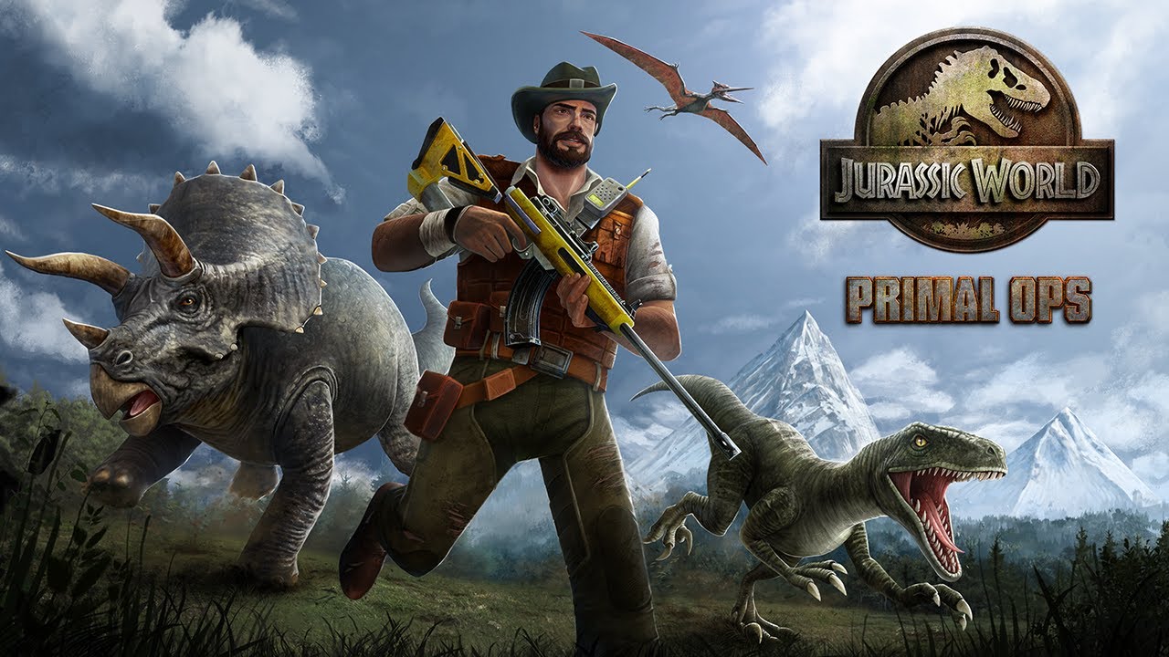 Rescue and recruit dinosaurs in mobile game Jurassic World Primal Ops