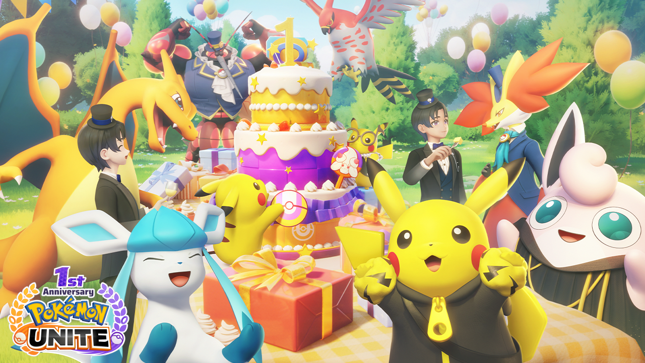 Earn free Pokémon Licenses with Pokémon Unite one-year anniversary event