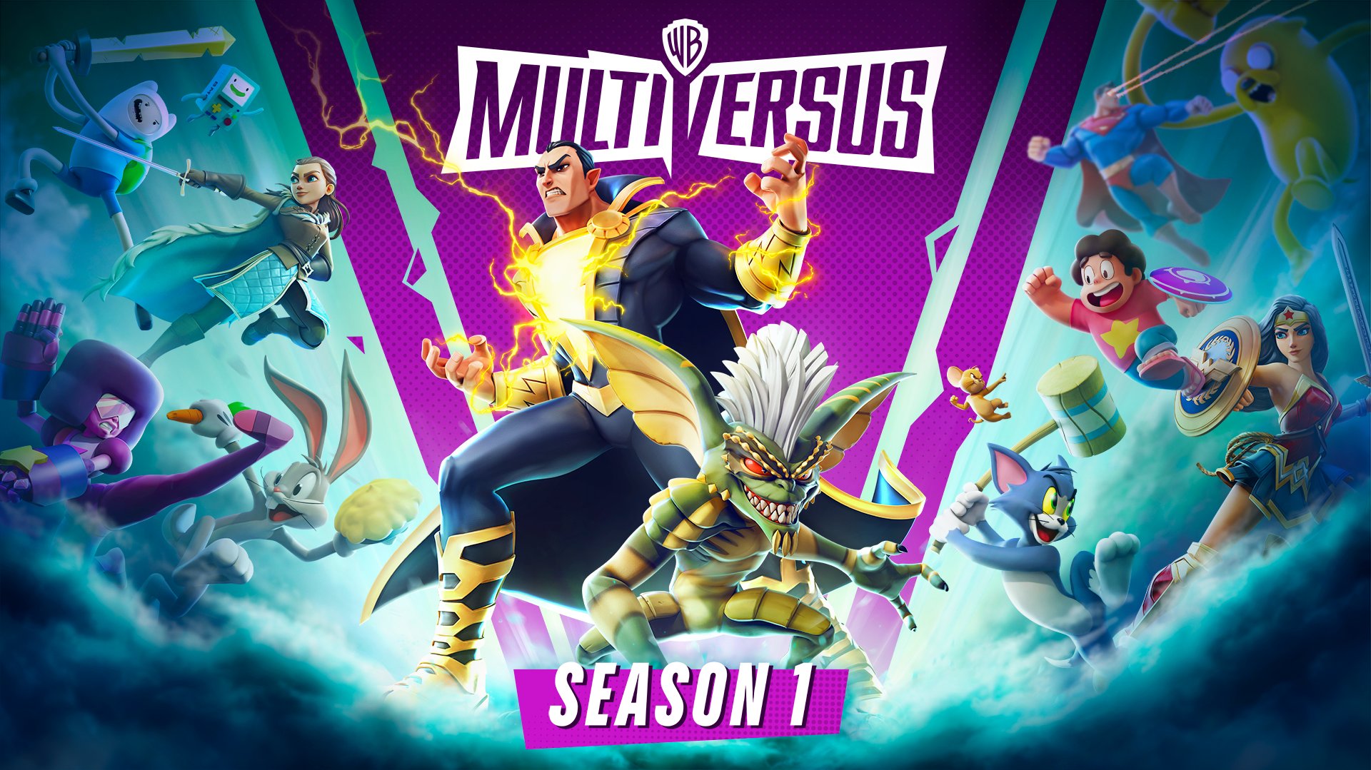 MultiVersus Season 1 reveals next characters: Black Adam, Gremlin, and Rick and Morty