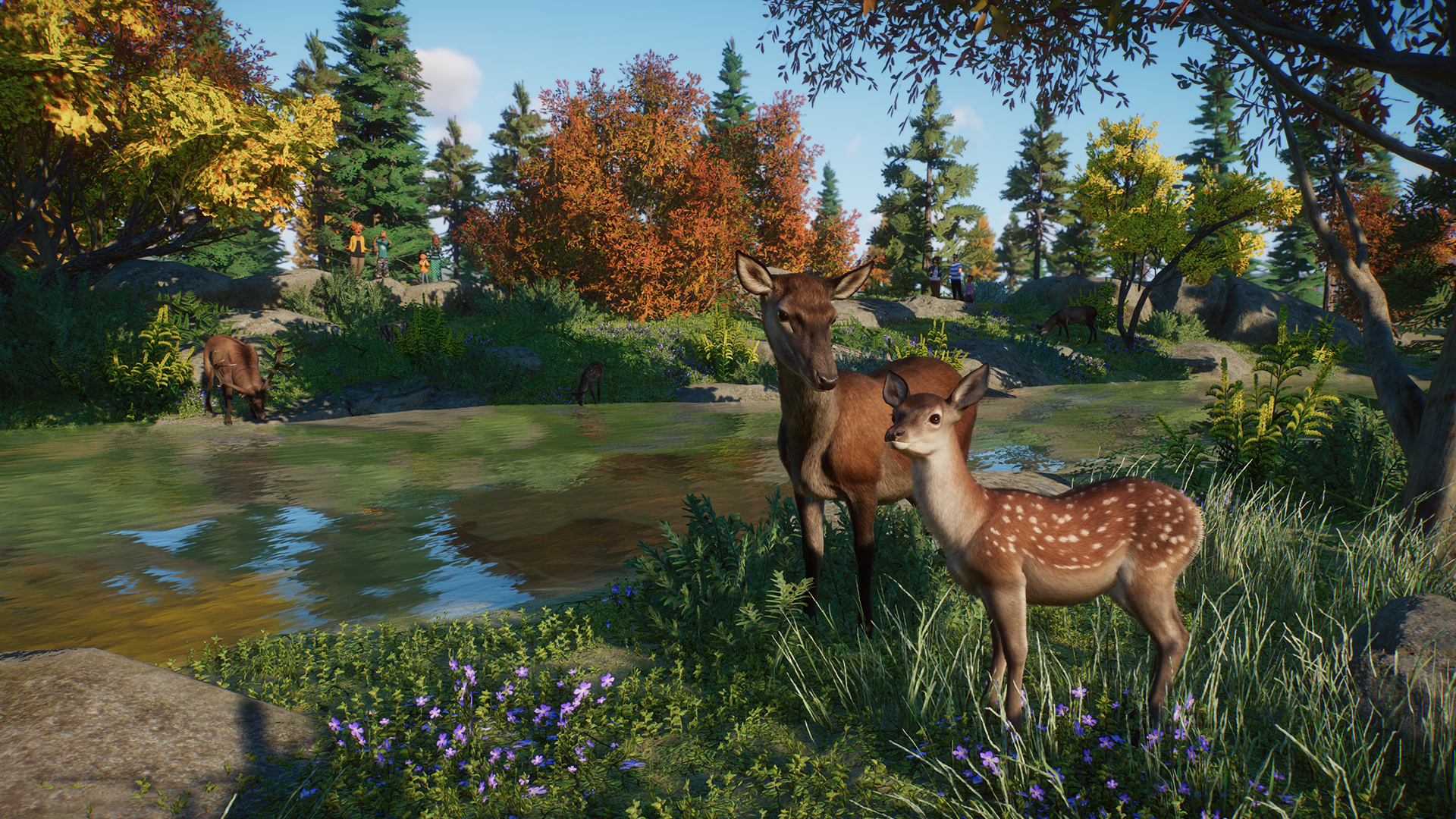 Planet Zoo’s 3rd anniversary adds the Red Deer alongside a free update