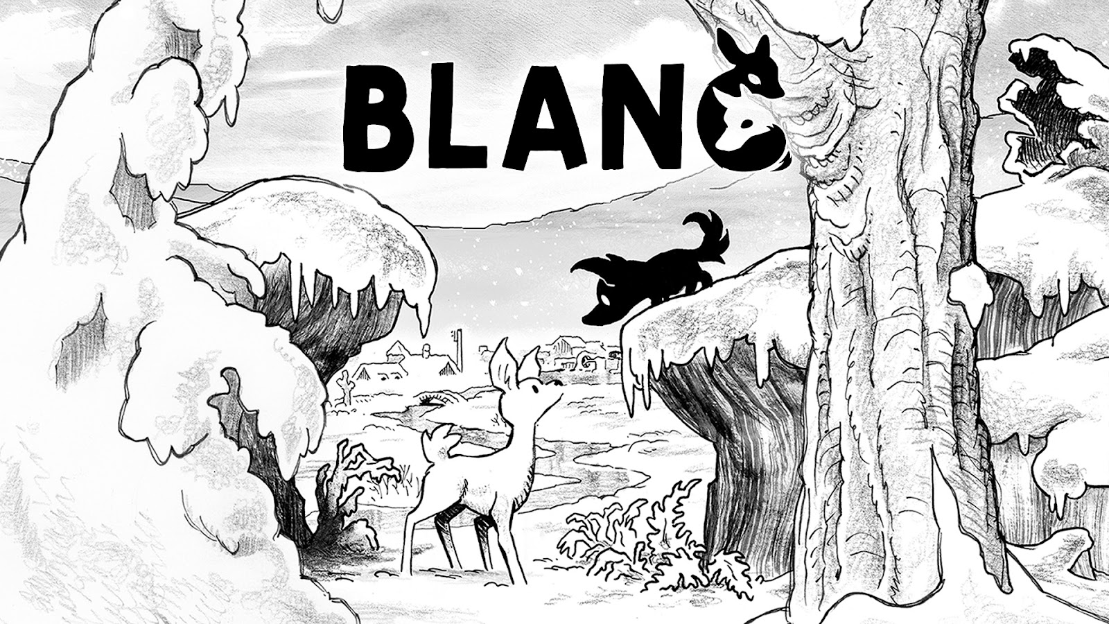 Blanc is a family friendly co-op adventure starring a fawn and a wolf cub