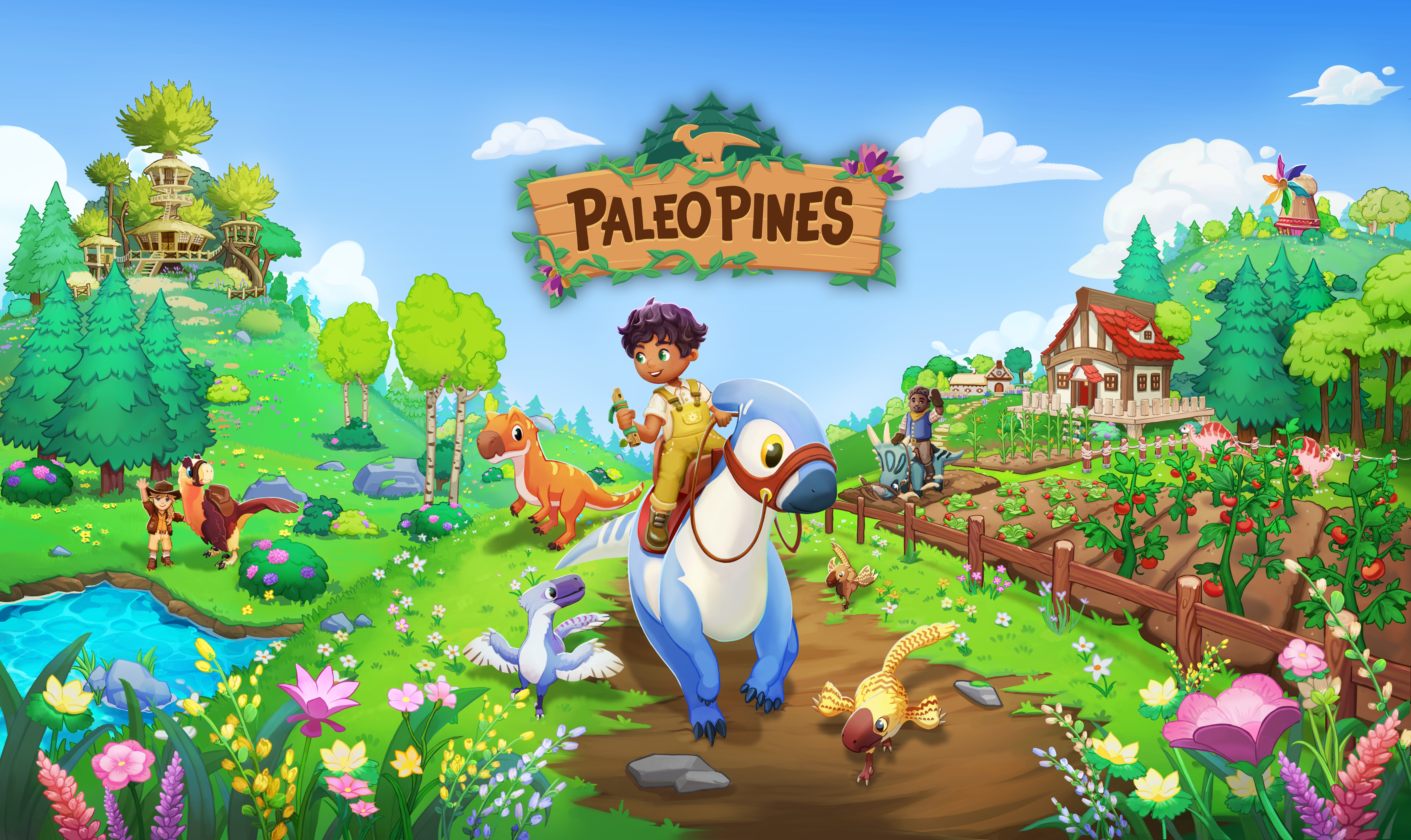 Become a dino rancher in Paelo Pines, out now